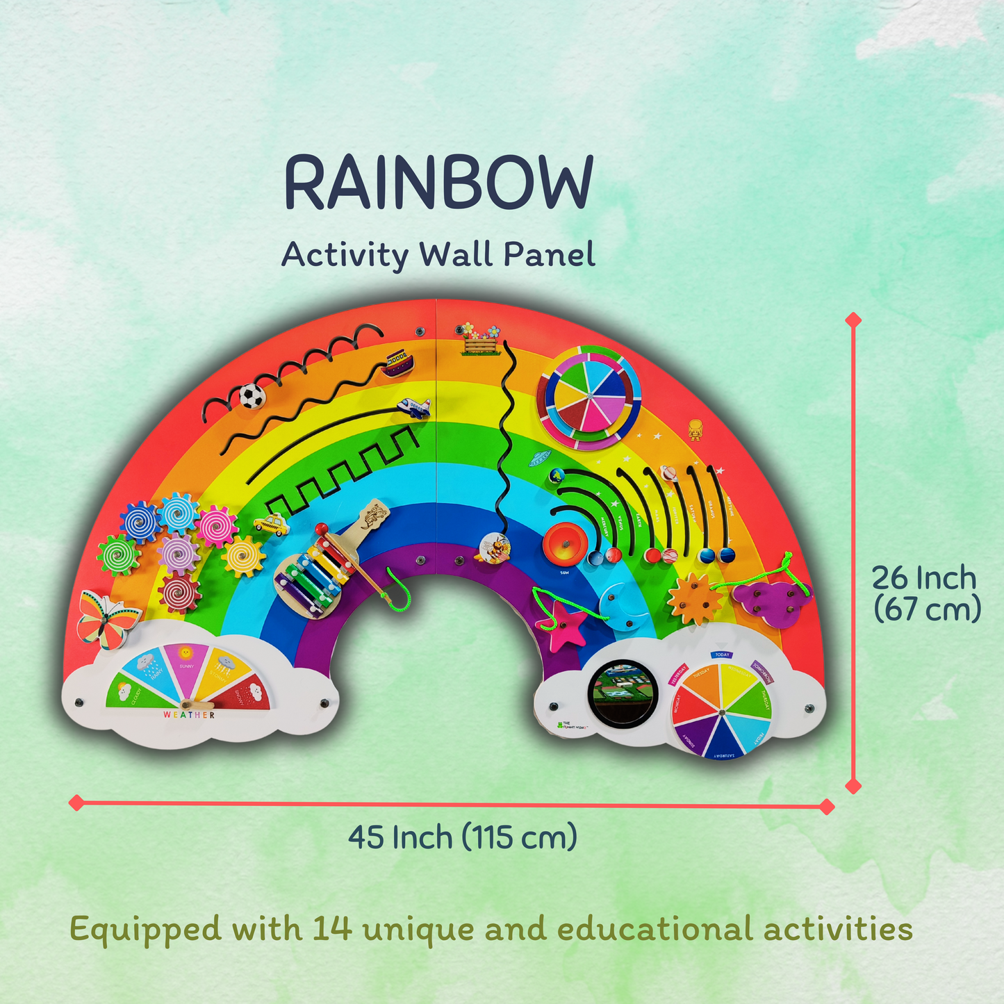 Rainbow Activity Wall Panel