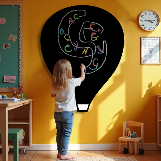 Balloon Shaped Frameless Chalk Board 23x18 inch