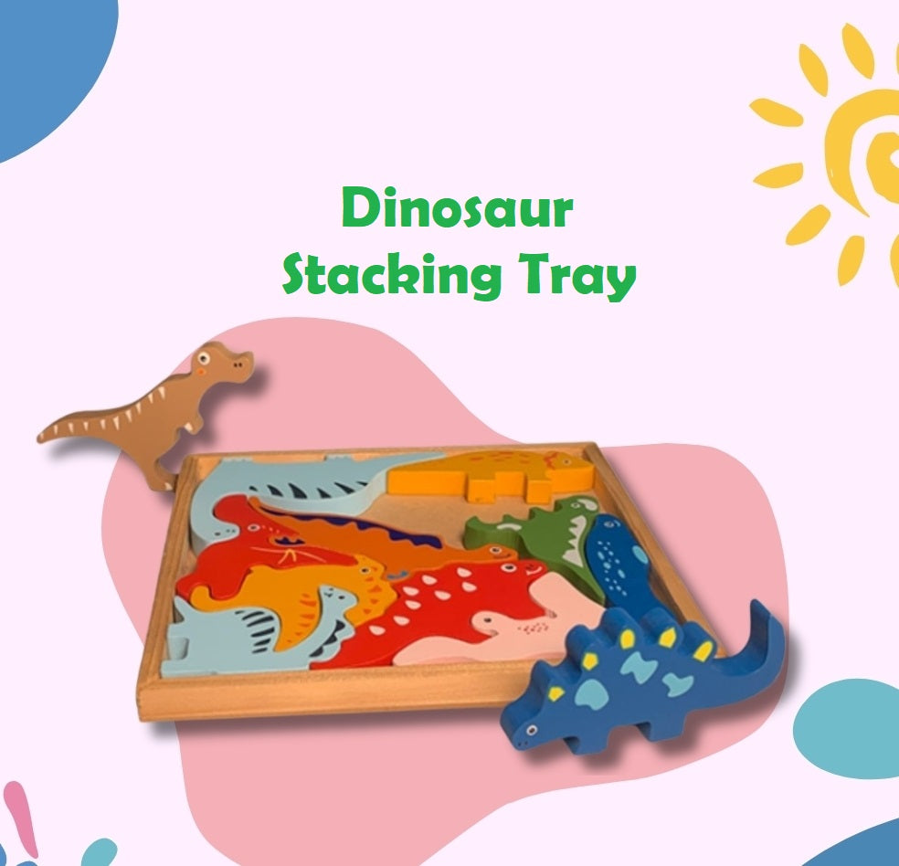 Dinosaur Stacking Tray