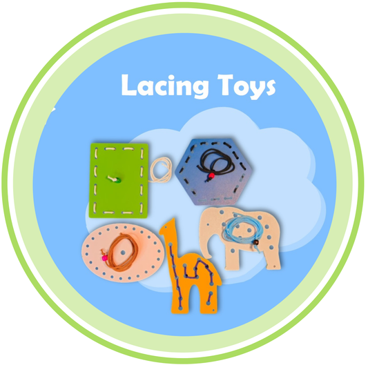 Wooden Lacing Toys (Set of 5)