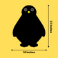 Penguin Shaped Frameless Chalk Board 23x18 inch