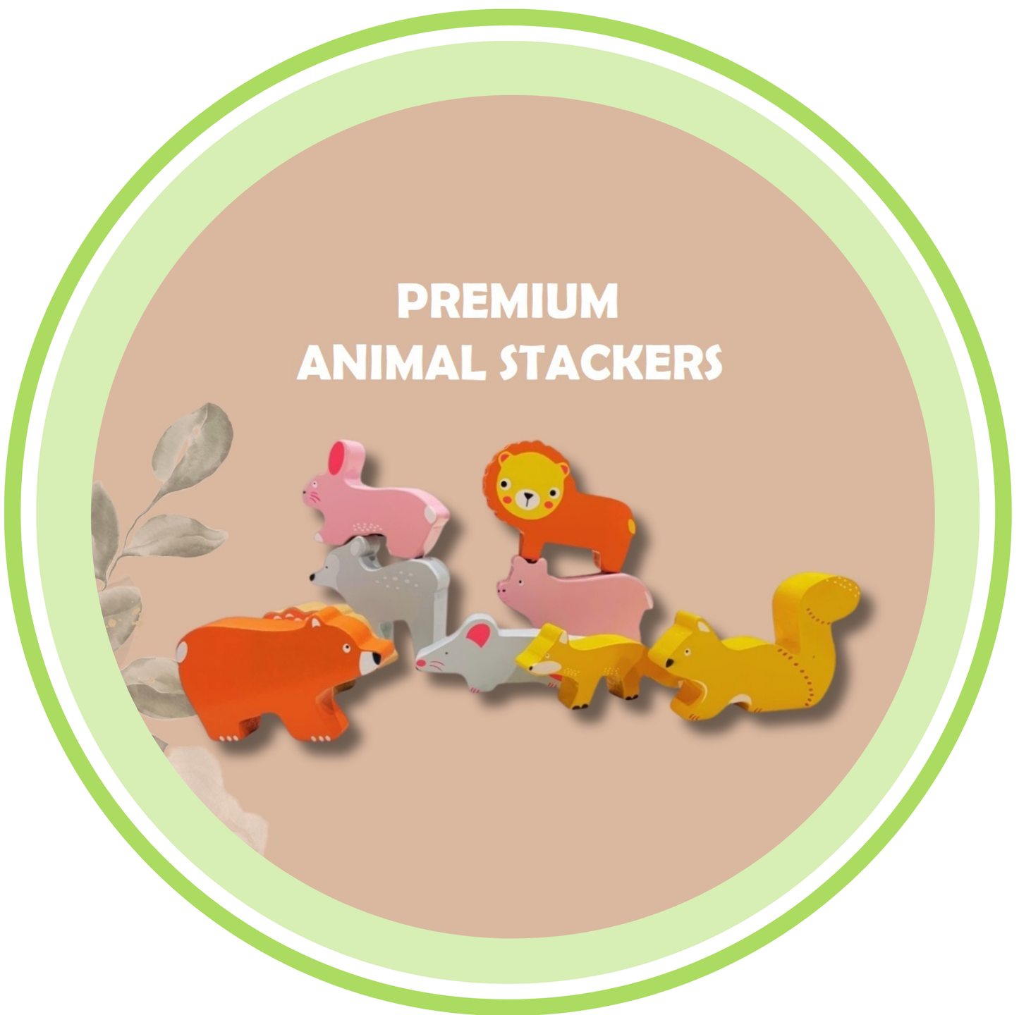Premium Animal Stackers (Set of 9)