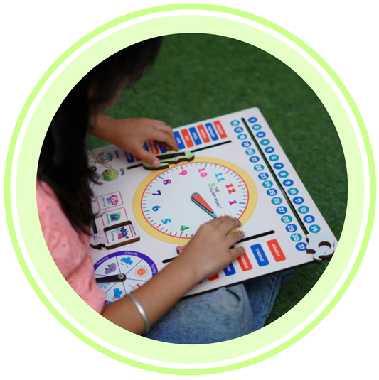Jumbo Teaching Clock and Calendar