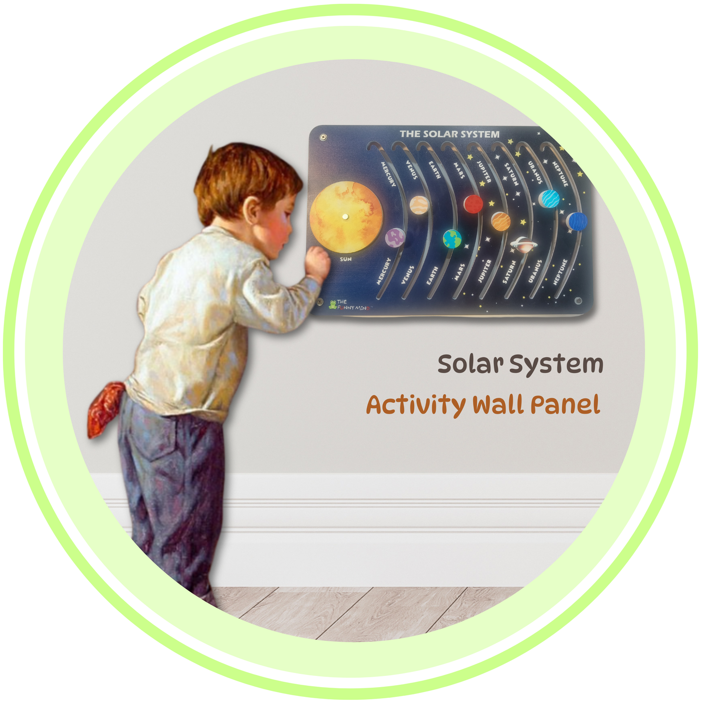 Solar System Activity Wall Panel