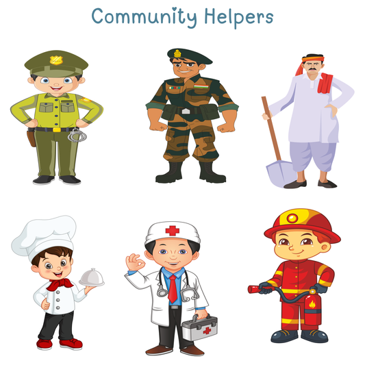 Community Helpers Cutouts (Set of 6)