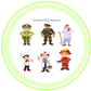 Community Helpers Cutouts (Set of 6)