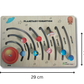 Solar System Wooden Montessori Board for Kids age 3+.
