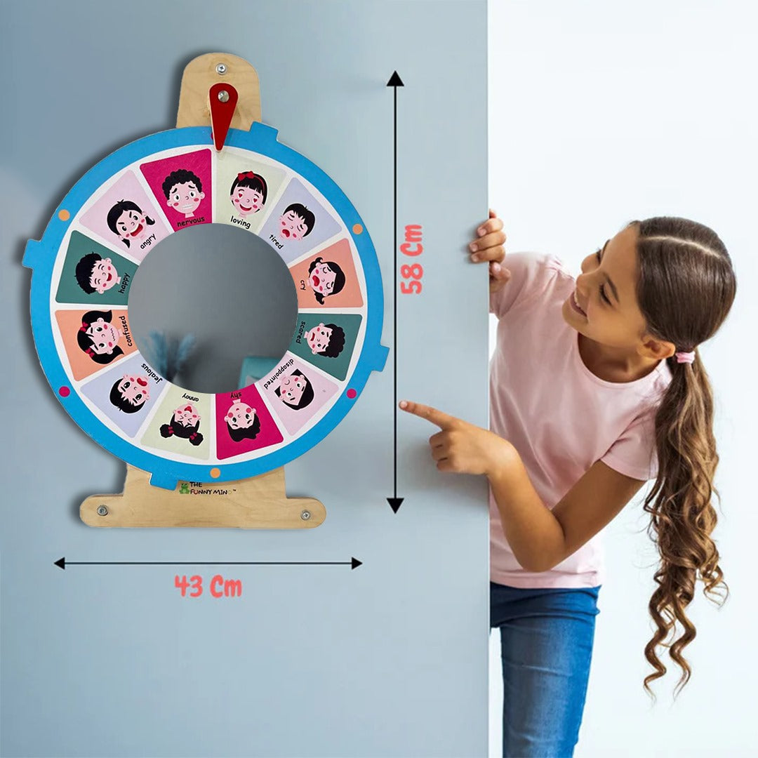 Emotions Learning Spin Wheel In Birchwood