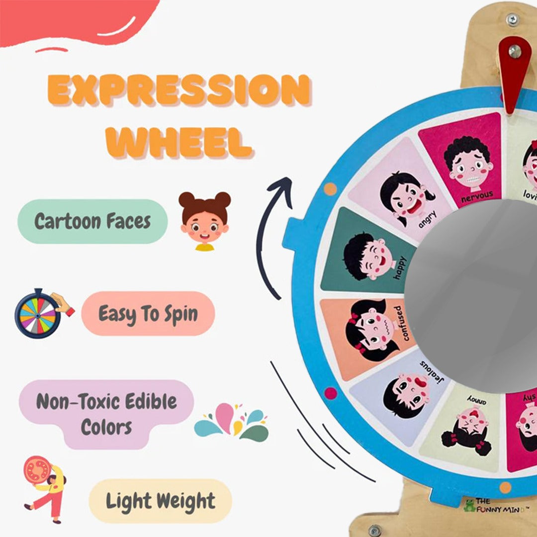 Emotions Learning Spin Wheel In Birchwood