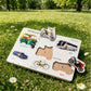 Vehicles Wooden Knob Puzzle Board