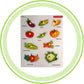 Vegetables Wooden Knob Puzzle Board