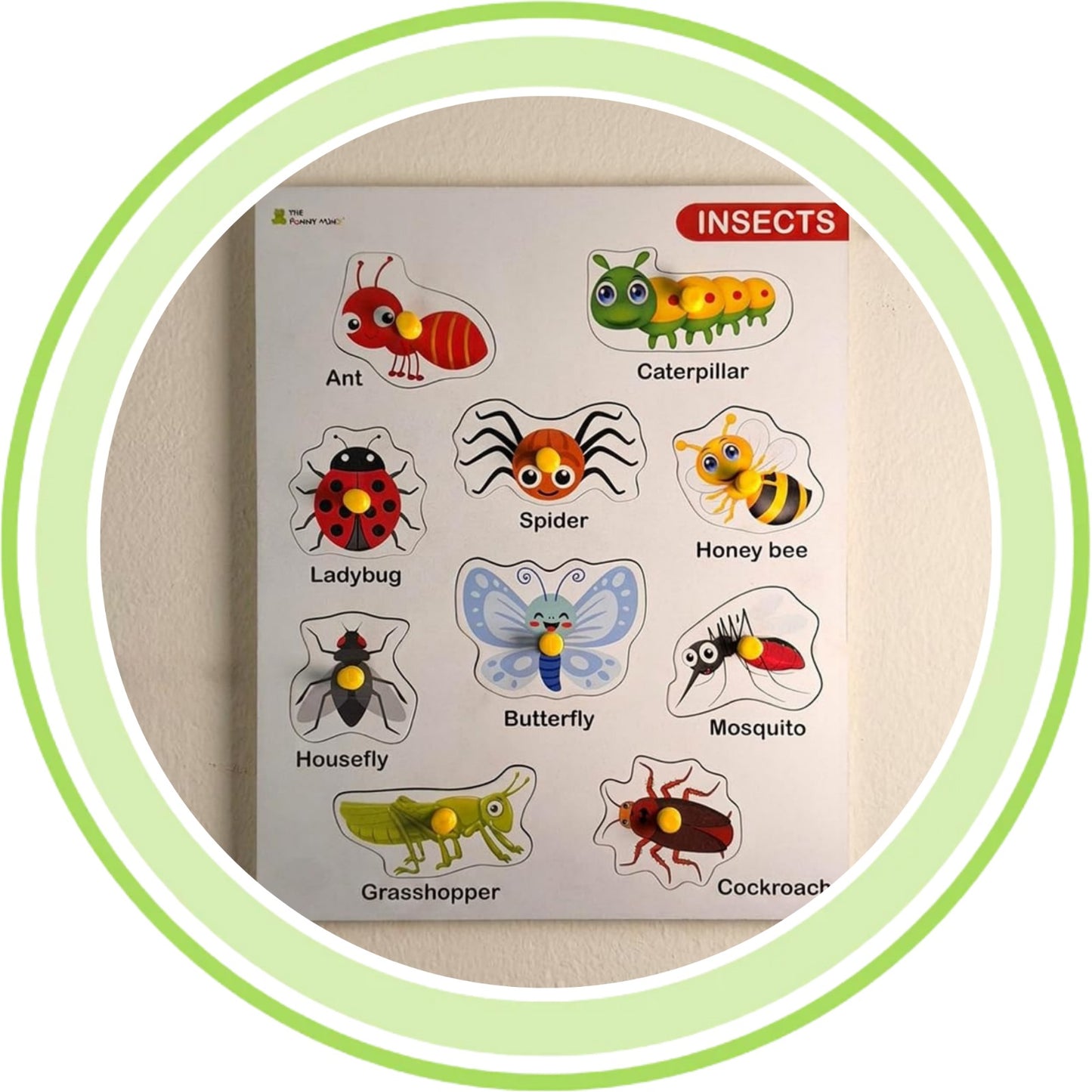 Wooden Insects Puzzle