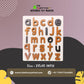 Wooden English Brown Small Alphabet Puzzle