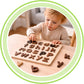 Wooden English Brown Small Alphabet Puzzle