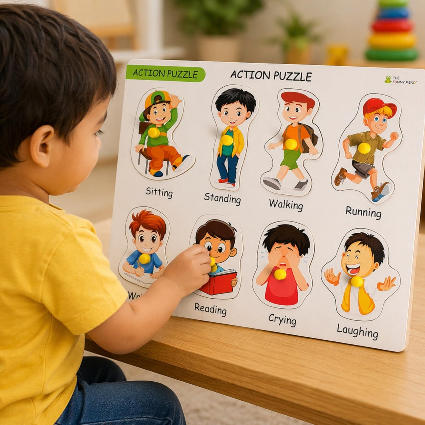 Action Wooden Puzzle