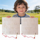 Wooden Alphabet Tracing Board, Uppercase and Lowercase Letters
