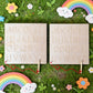 Wooden Alphabet Tracing Board, Uppercase and Lowercase Letters
