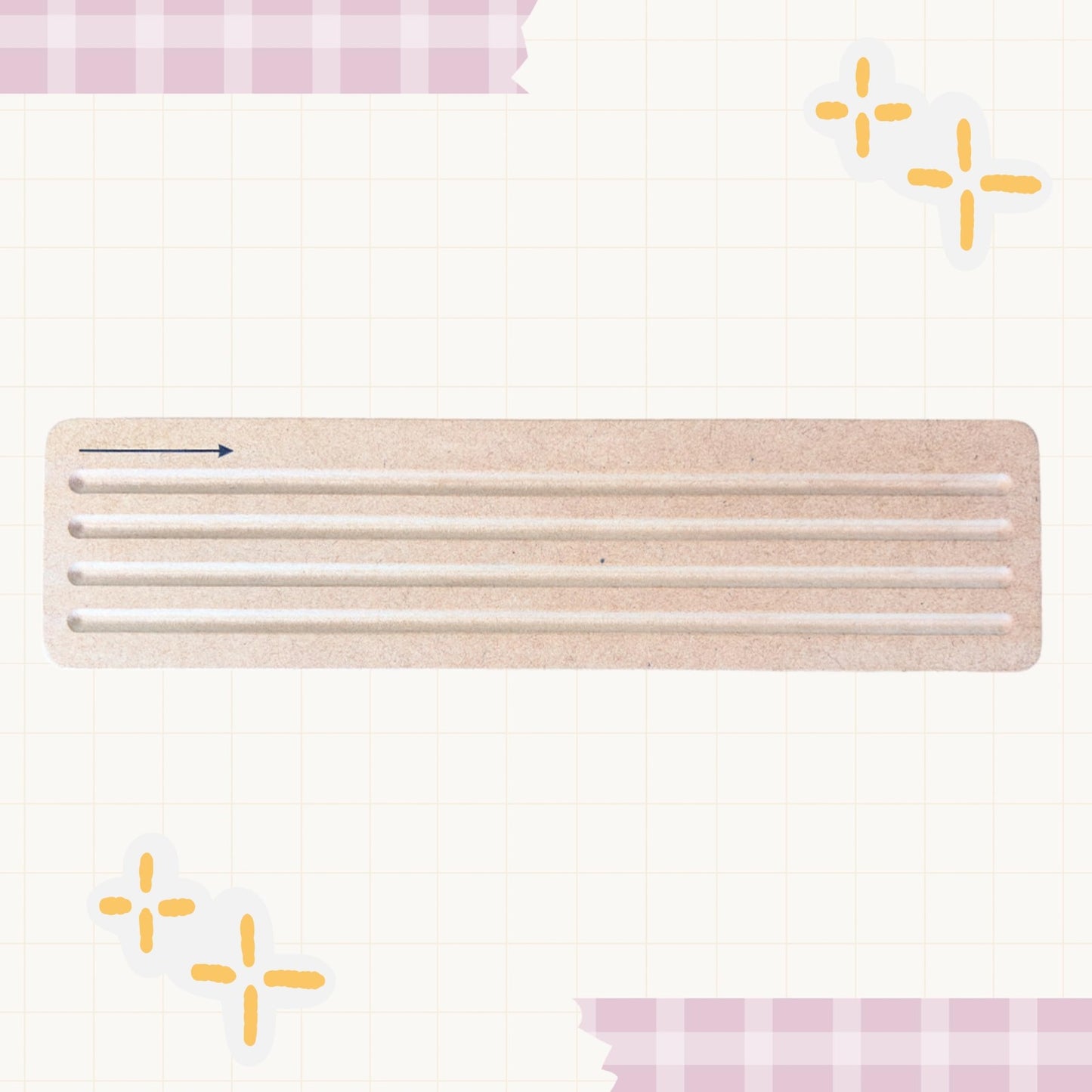 Pattern Tracing Board, Wooden, Set of 4