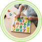 Wooden Colorful Small Alphabet Puzzle