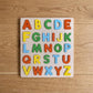 Wooden Colorful Capital Alphabet Puzzle