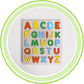 Wooden Colorful Capital Alphabet Puzzle
