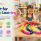 The Funny Mind Jumbo Counting Beads Wooden Toy, 100 Beads