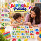 The Funny Mind Wooden Alphabet Puzzle Board,Capital and Small Alphabets