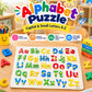 The Funny Mind Wooden Alphabet Puzzle Board,Capital and Small Alphabets