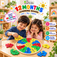 The Funny Mind™ 12 Months of the Year Wooden knob Puzzle, 11.8x9.5 Inch