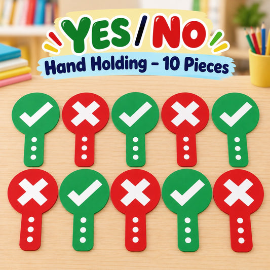 Yes/No Hand Holding Score Board Paddles