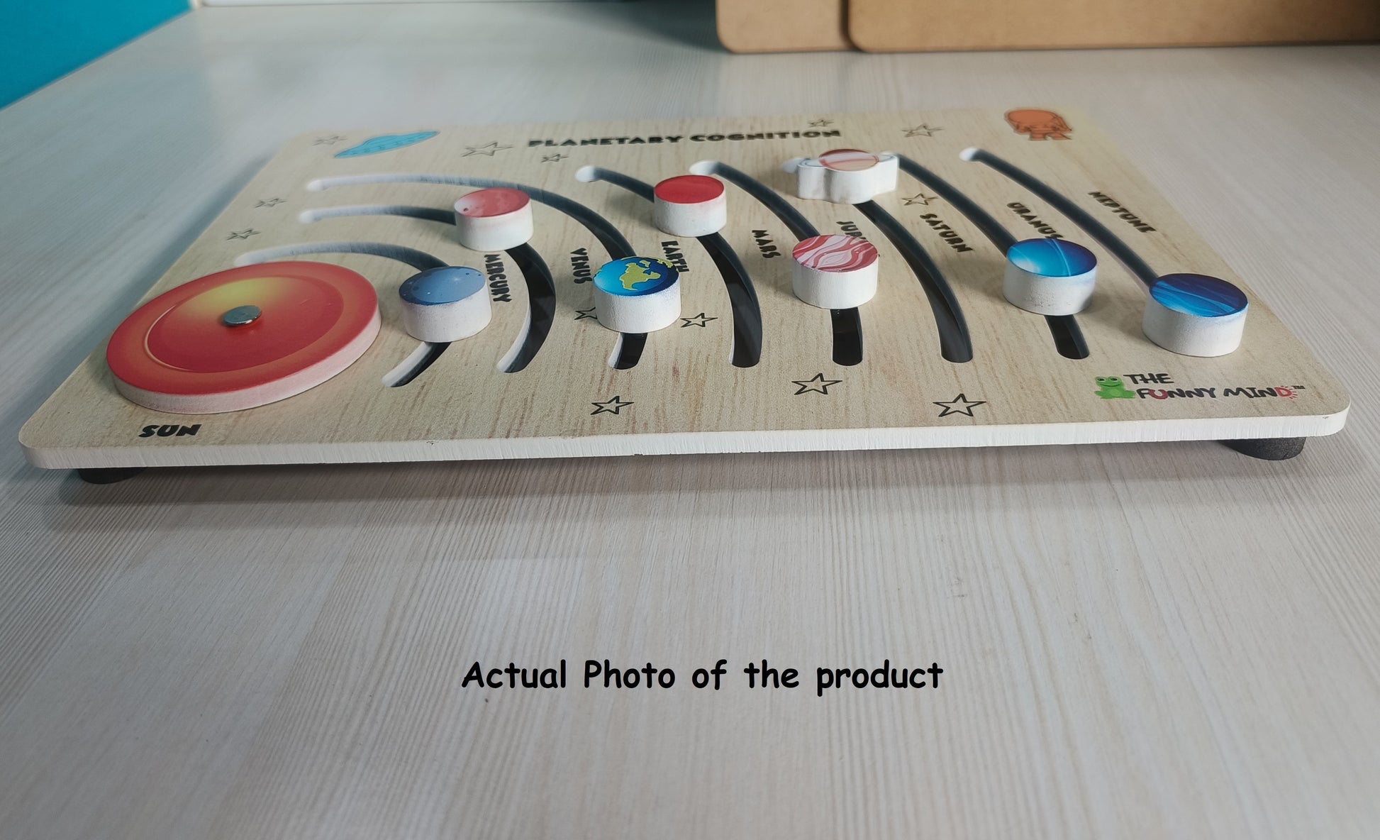 Wooden Montessori Board for Kids for 0 to 3 age