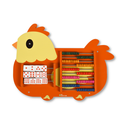 The Counting Hen Montessori Activity Panel