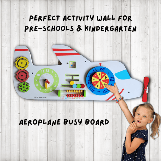 Aeroplane Rugged Wall Busy Board