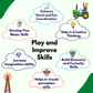 3D the farm story board wooden toy