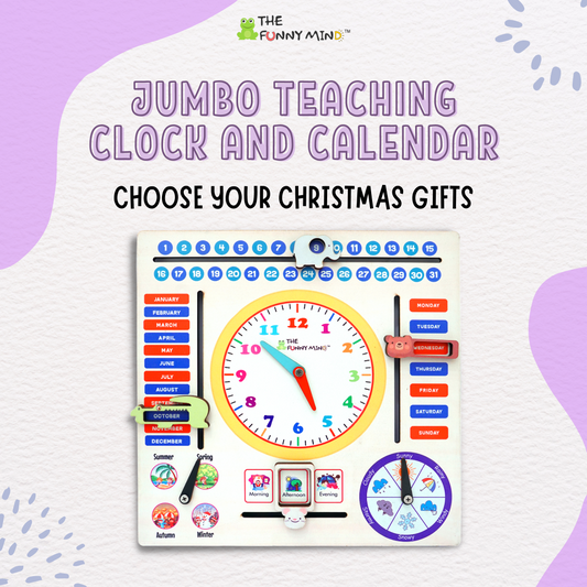 Jumbo Teaching Clock and Calendar