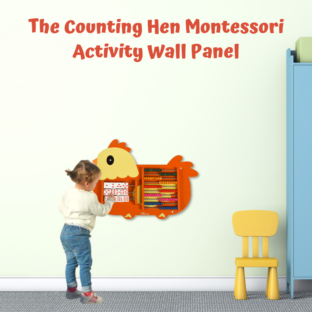 The Counting Hen Montessori Activity Panel
