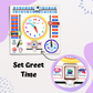 Jumbo Teaching Clock and Calendar