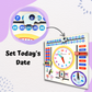 Jumbo Teaching Clock and Calendar