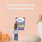 Hefty Panda Shape Sorter Montessori Activity Panel