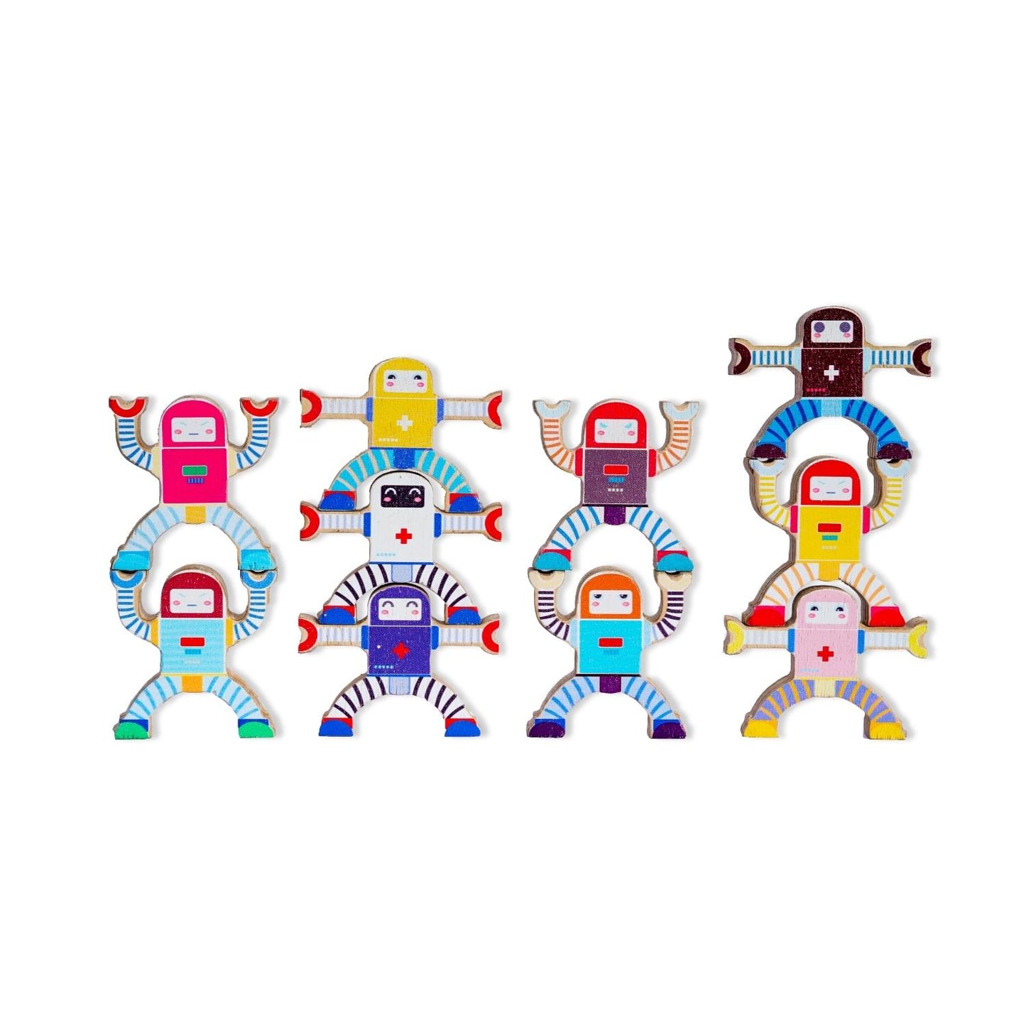 Robot Stacking Games Set of 10