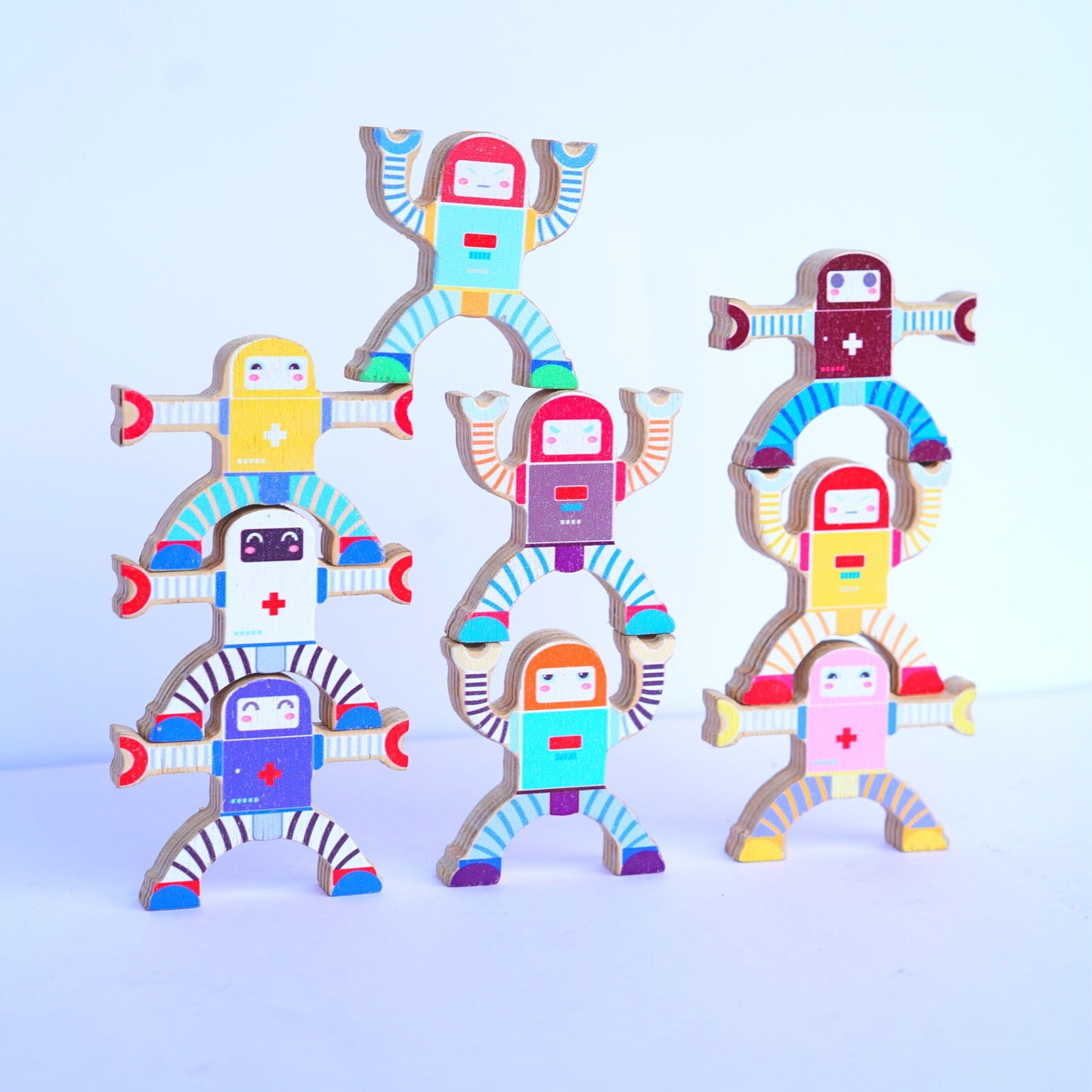 Robot Stacking Games Set of 10