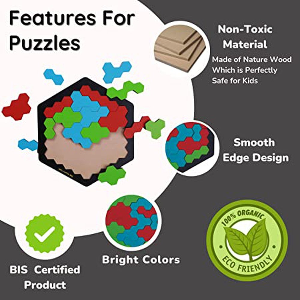 3D wooden puzzle frames