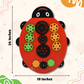 Ladybug N-Gear Sensory Montessori Activity Panel Measurements