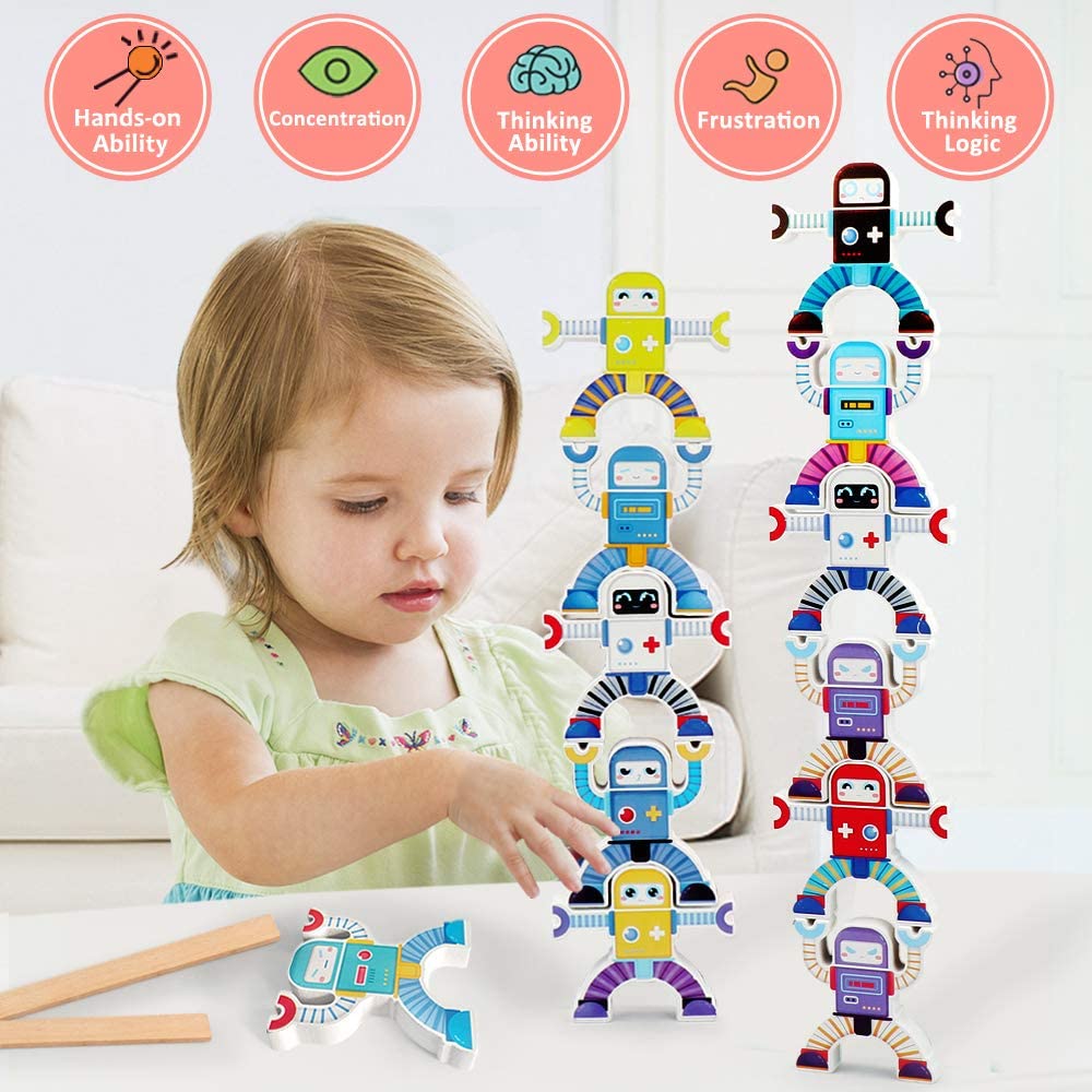 Robot Stacking Games Set of 10