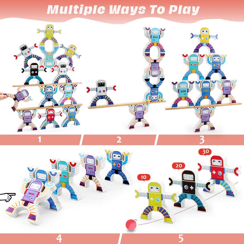 Robot Stacking Games Set of 10