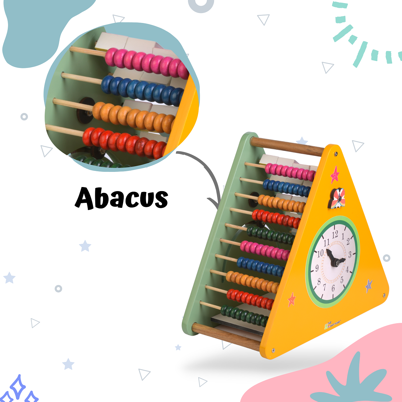 Wooden activity triangle sales