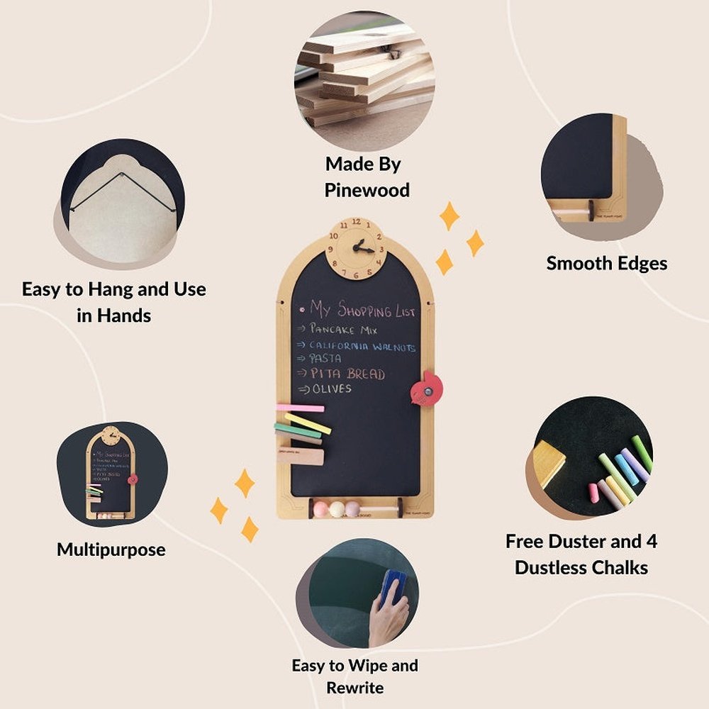 the funny mind antique chalk board for kids, and adults