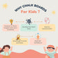 chalkboard benefits for kids and kitchen