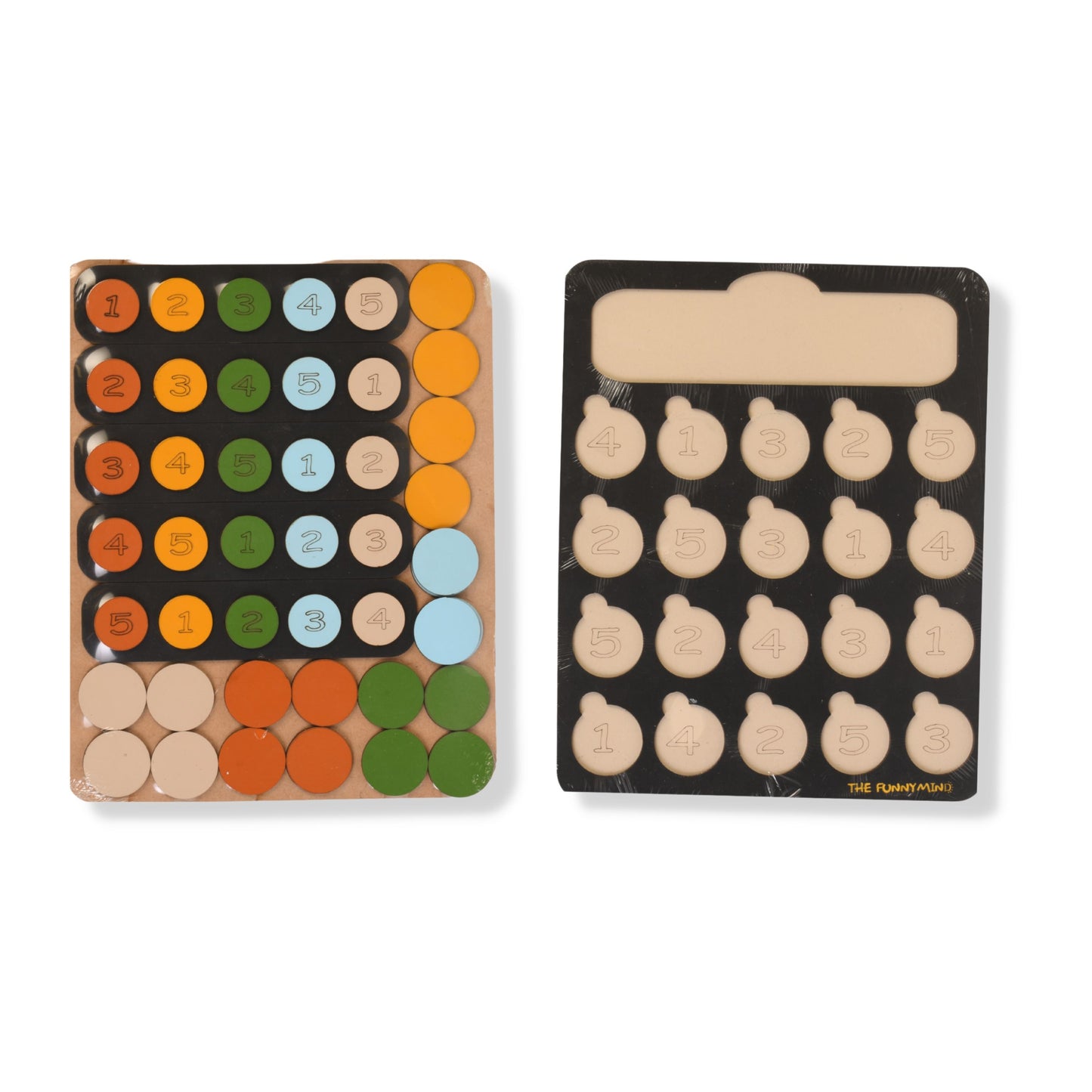 Number and Color Wooden Puzzle