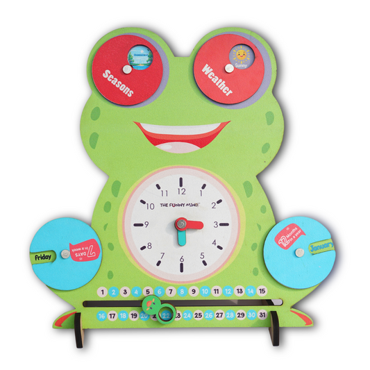 Smiley Teaching Clock and Calendar